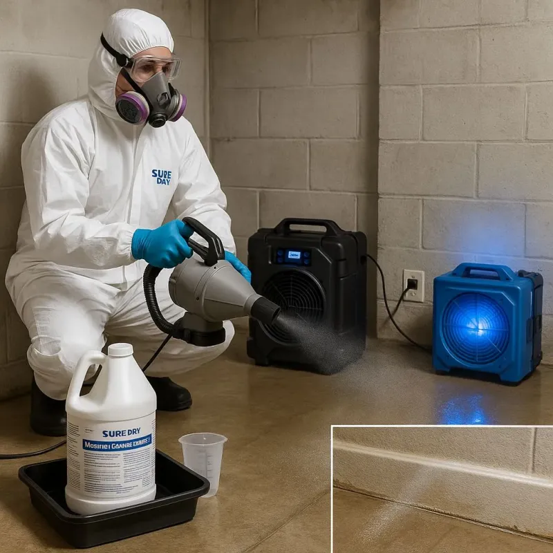 Sanitization and Odor Removal process in Kasson, MN